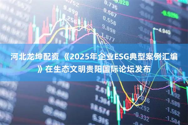 河北龙坤配资 《2025年企业ESG典型案例汇编》在生态文明贵阳国际论坛发布
