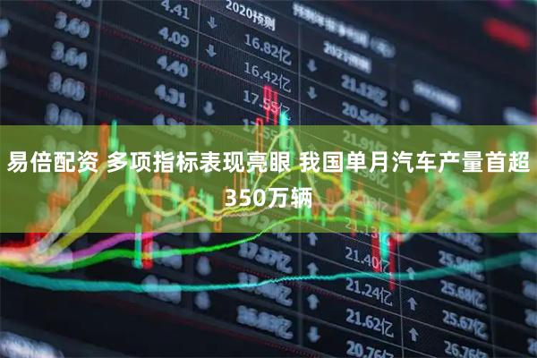 易倍配资 多项指标表现亮眼 我国单月汽车产量首超350万辆
